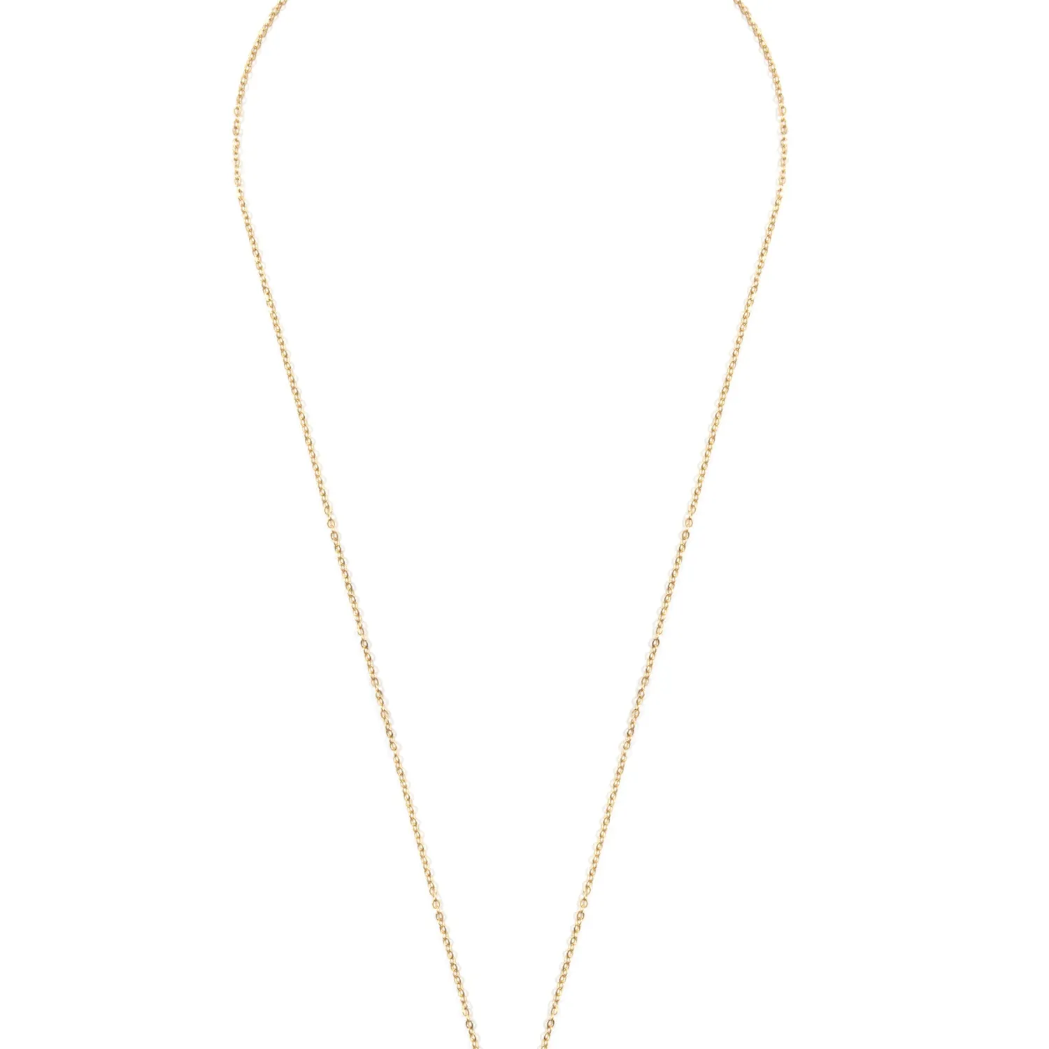 Filigrane Ketten | Hey Happiness Kette mit Kreuz Anhänger in farbe Gold