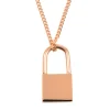 Filigrane Ketten | Hey Happiness Kette mit Schloss Anhänger in Rosegold Rose Gold
