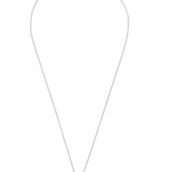 Filigrane Ketten | Hey Happiness Kette mit Schloss Anhänger in Silberfarbe Silver