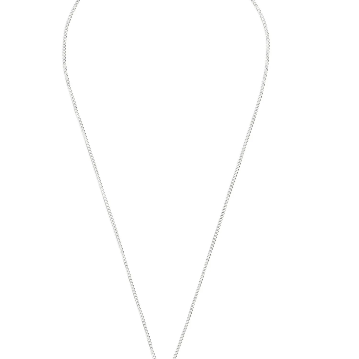 Filigrane Ketten | Hey Happiness Kette mit Schloss Anhänger in Silberfarbe Silver