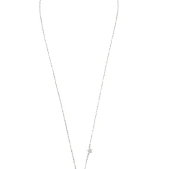 Filigrane Ketten | Hey Happiness Kette mit Stern und Mond Anhängern in Silberfarbe Silver