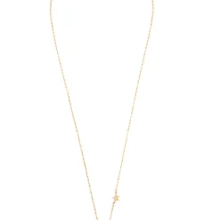 Filigrane Ketten | Hey Happiness Kette mit Stern und Mond Anhängern in farbe Gold