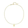 Filigrane Ketten | Hey Happiness Kette Rose Anhänger Sterlingsilber in Gold