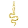 Filigrane Ketten | Hey Happiness Kette Schlange Anhänger Sterlingsilber in Gold