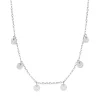 Filigrane Ketten | Hey Happiness Kette Strukturierte Münzen Sterlingsilber Silver