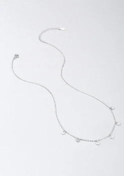 Filigrane Ketten | Hey Happiness Kette Strukturierte Münzen Sterlingsilber Silver