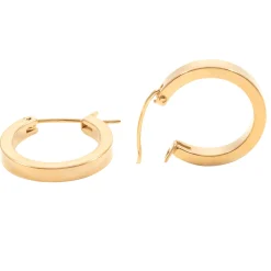 Creolen | Hey Happiness Kleine Creolen in farbe Gold