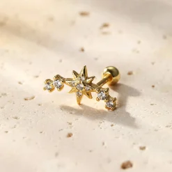 Piercings | Ohrstecker | Hey Happiness Konstellation Ohrpiercing Sterlingsilber