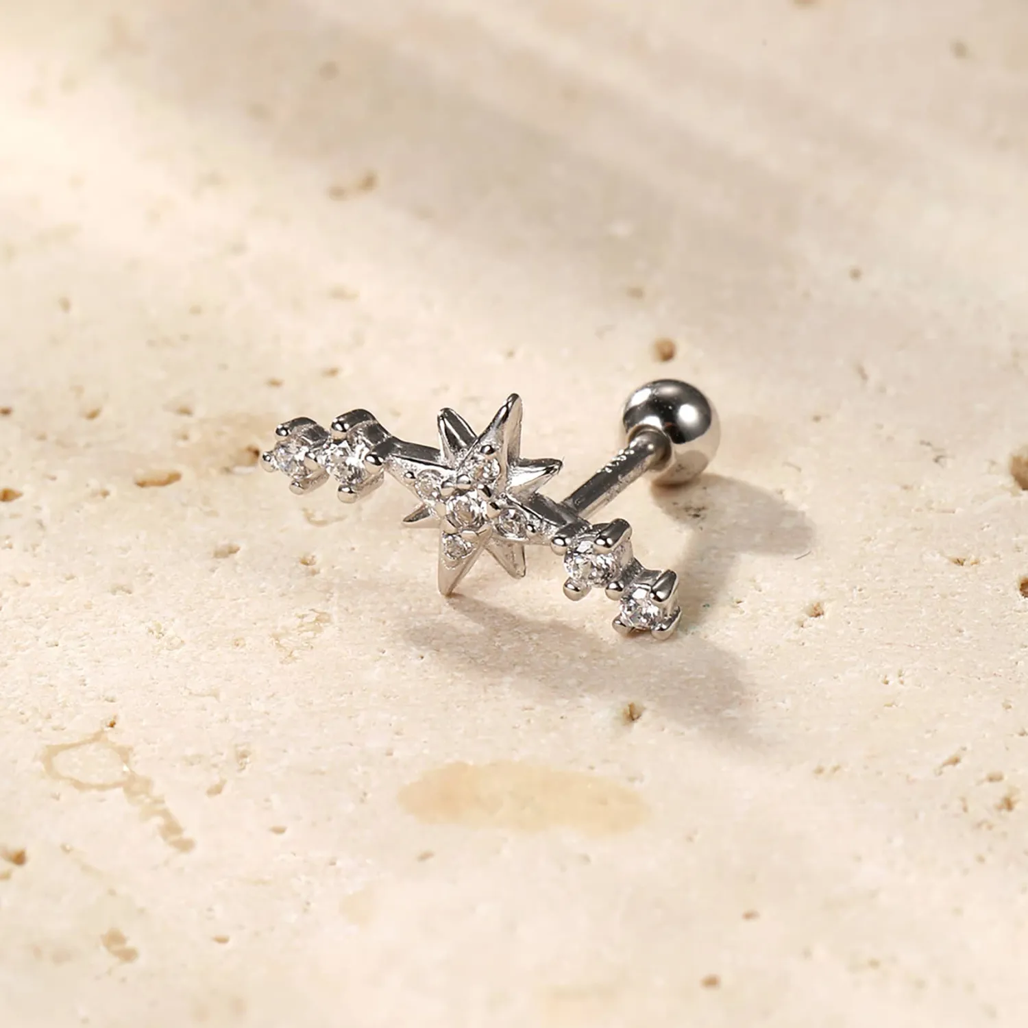 Piercings | Ohrstecker | Hey Happiness Konstellation Ohrpiercing Sterlingsilber