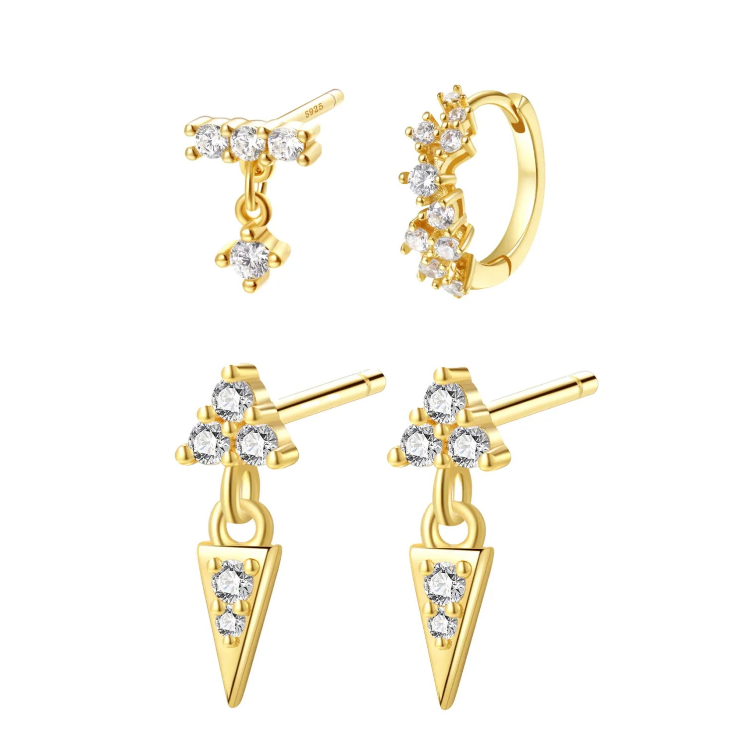 Earring Stack Sets | Ohrstecker | Hey Happiness Konstellation Ohrringe Set Sterlingsilber