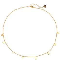 Filigrane Ketten | Hey Happiness Kreis Kette Gold