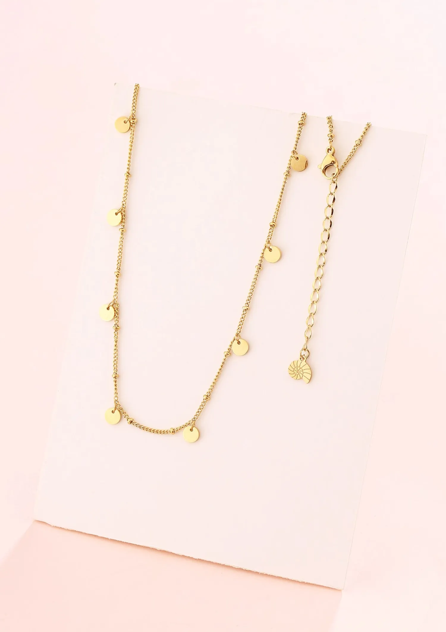 Filigrane Ketten | Hey Happiness Kreis Kette Gold