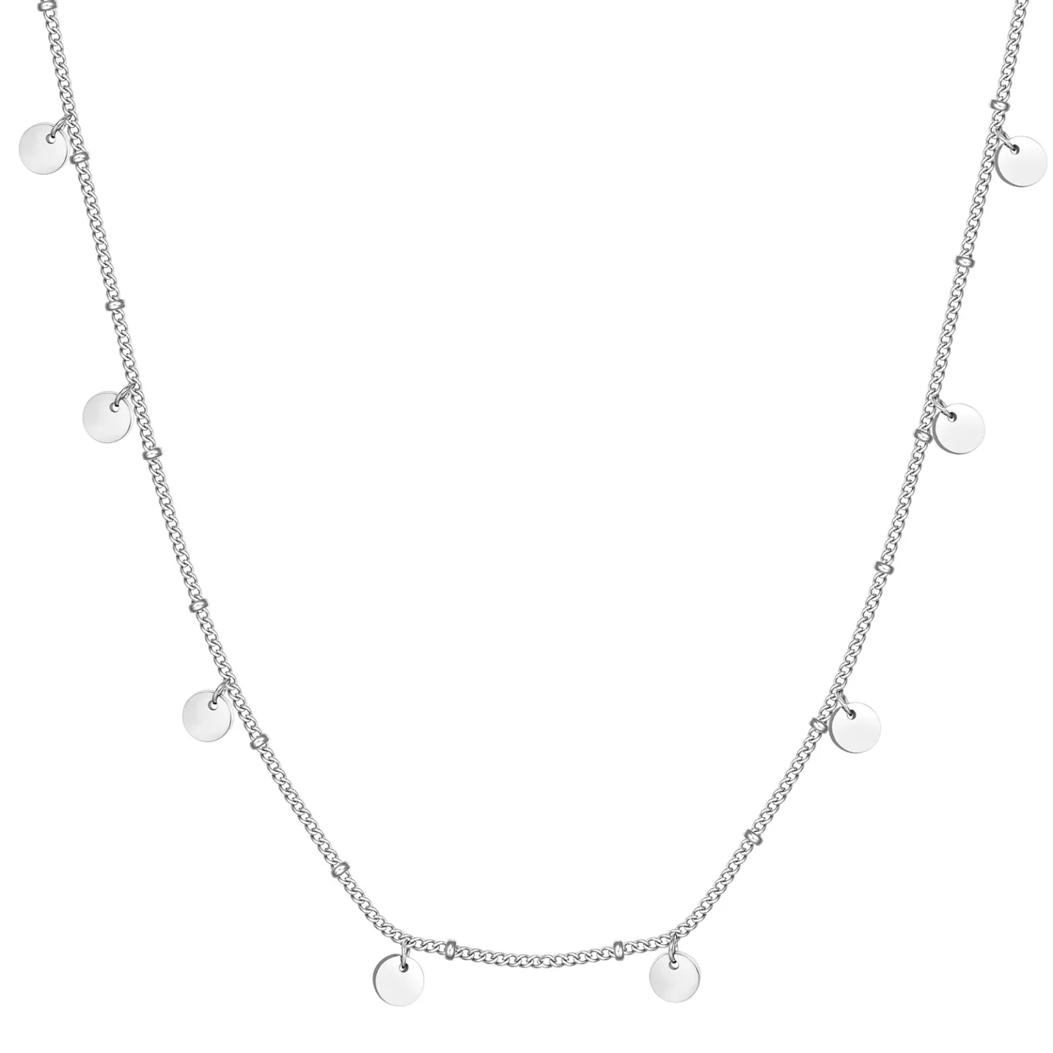 Filigrane Ketten | Hey Happiness Kreis Kette Silber Silver