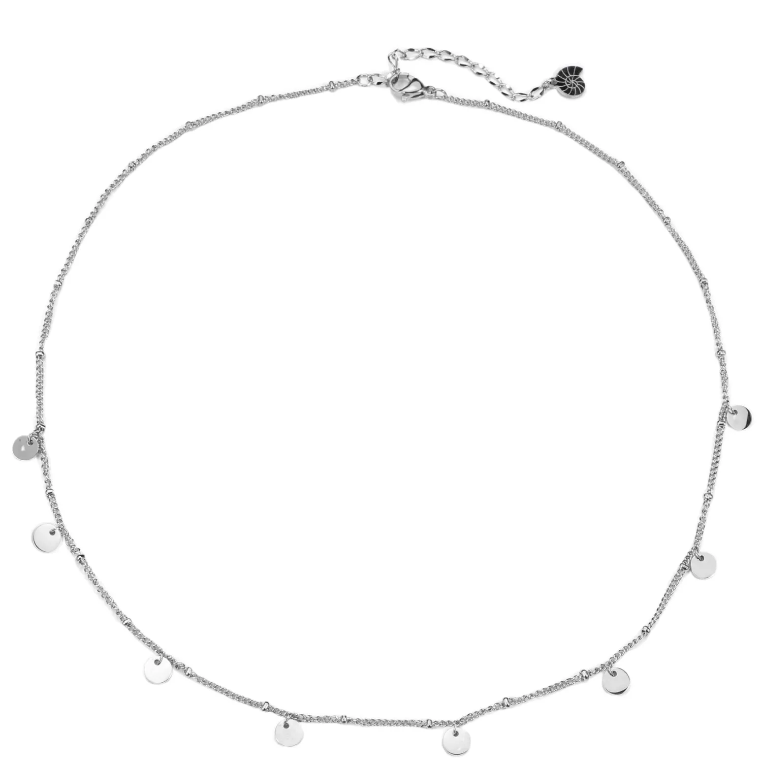 Filigrane Ketten | Hey Happiness Kreis Kette Silber Silver