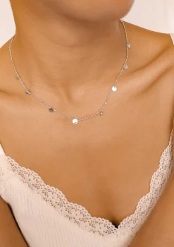 Filigrane Ketten | Hey Happiness Kreis Kette Silber Silver