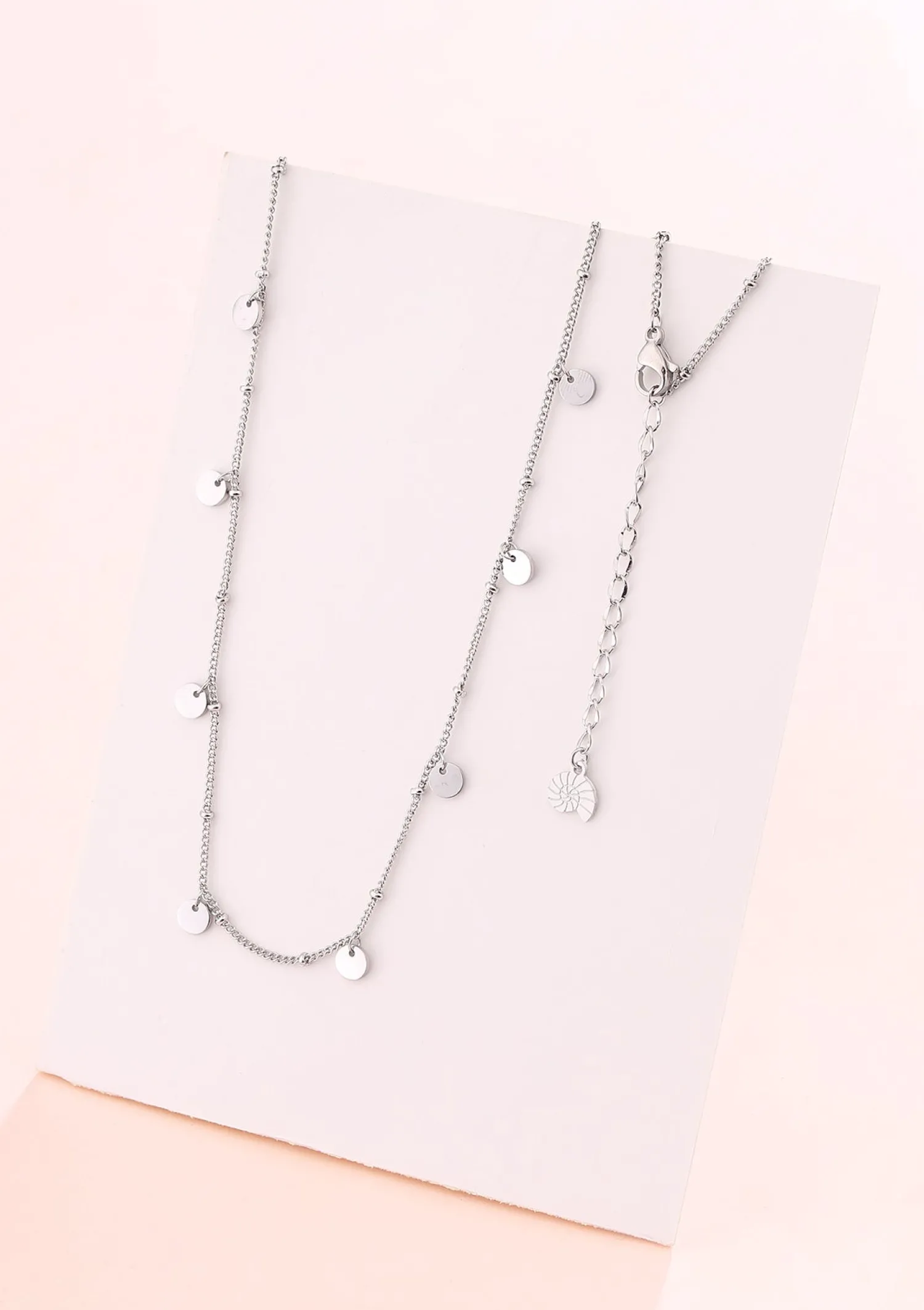 Filigrane Ketten | Hey Happiness Kreis Kette Silber Silver