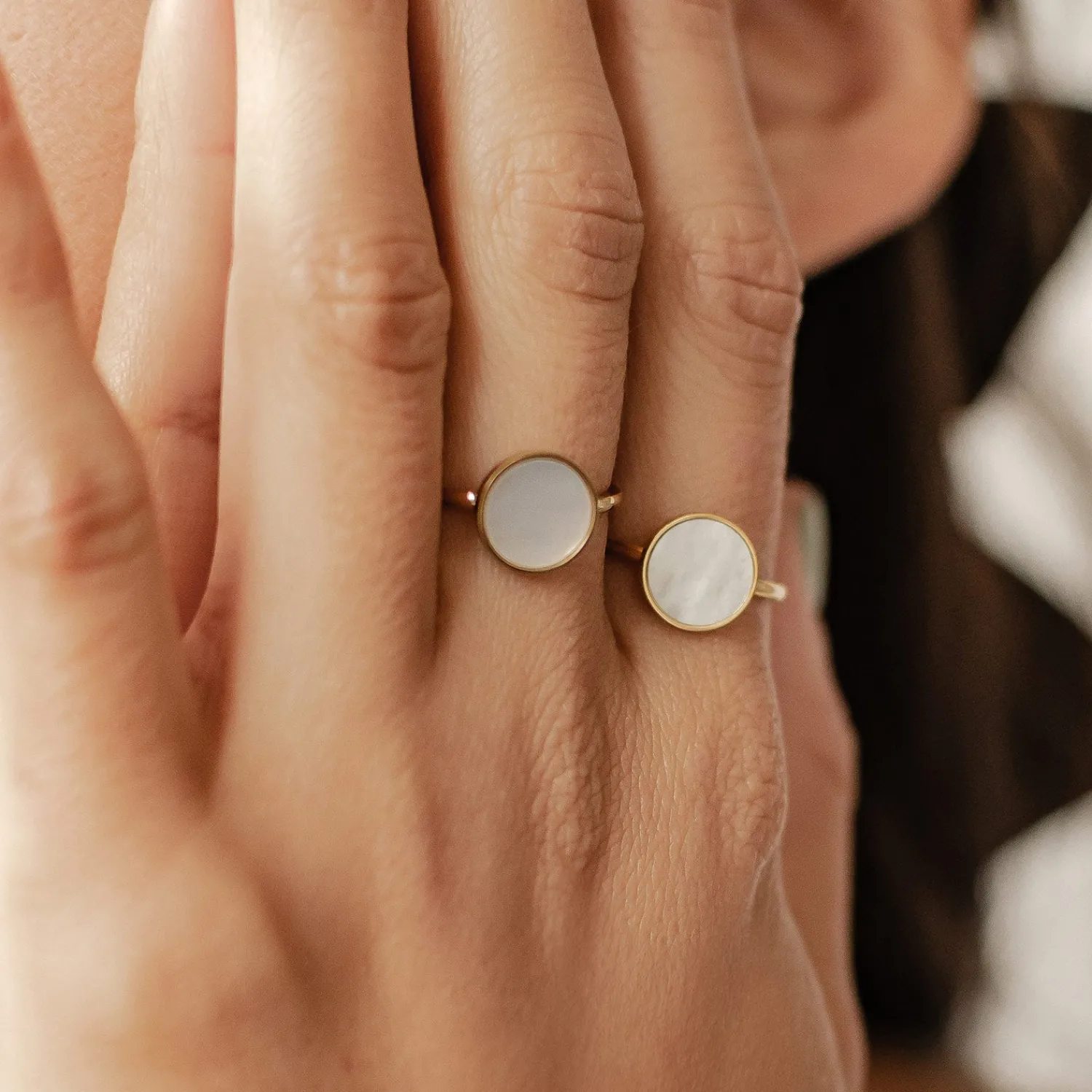 Auffällige Ringe | Hey Happiness Kreis Ring Rosegold