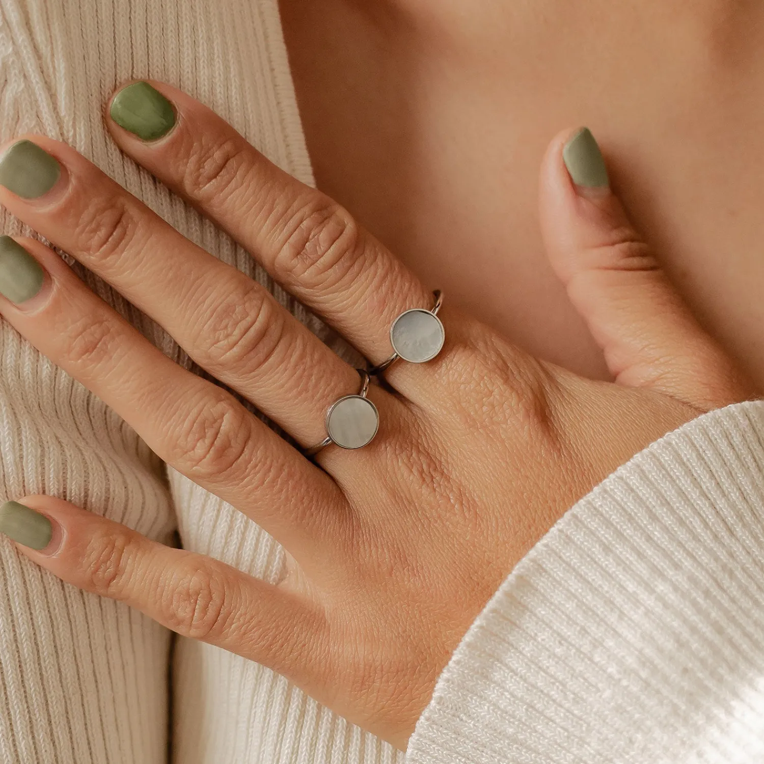 Auffällige Ringe | Hey Happiness Kreis Ring Rosegold
