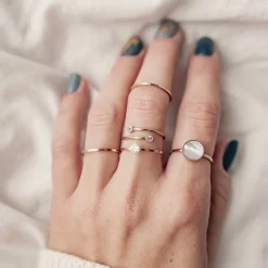 Auffällige Ringe | Hey Happiness Kreis Ring Rosegold