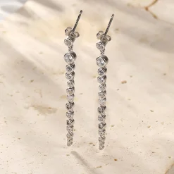 Ohrstecker | Hey Happiness Kugel Tropfen Ohrstecker aus Sterlingsilber