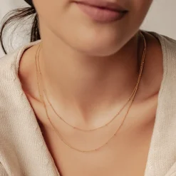 Filigrane Ketten | Hey Happiness Kugelkette Sterlingsilber