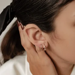 Earring Stack Sets | Creolen | Hey Happiness Kuppel Creolen Ohrringe Sets