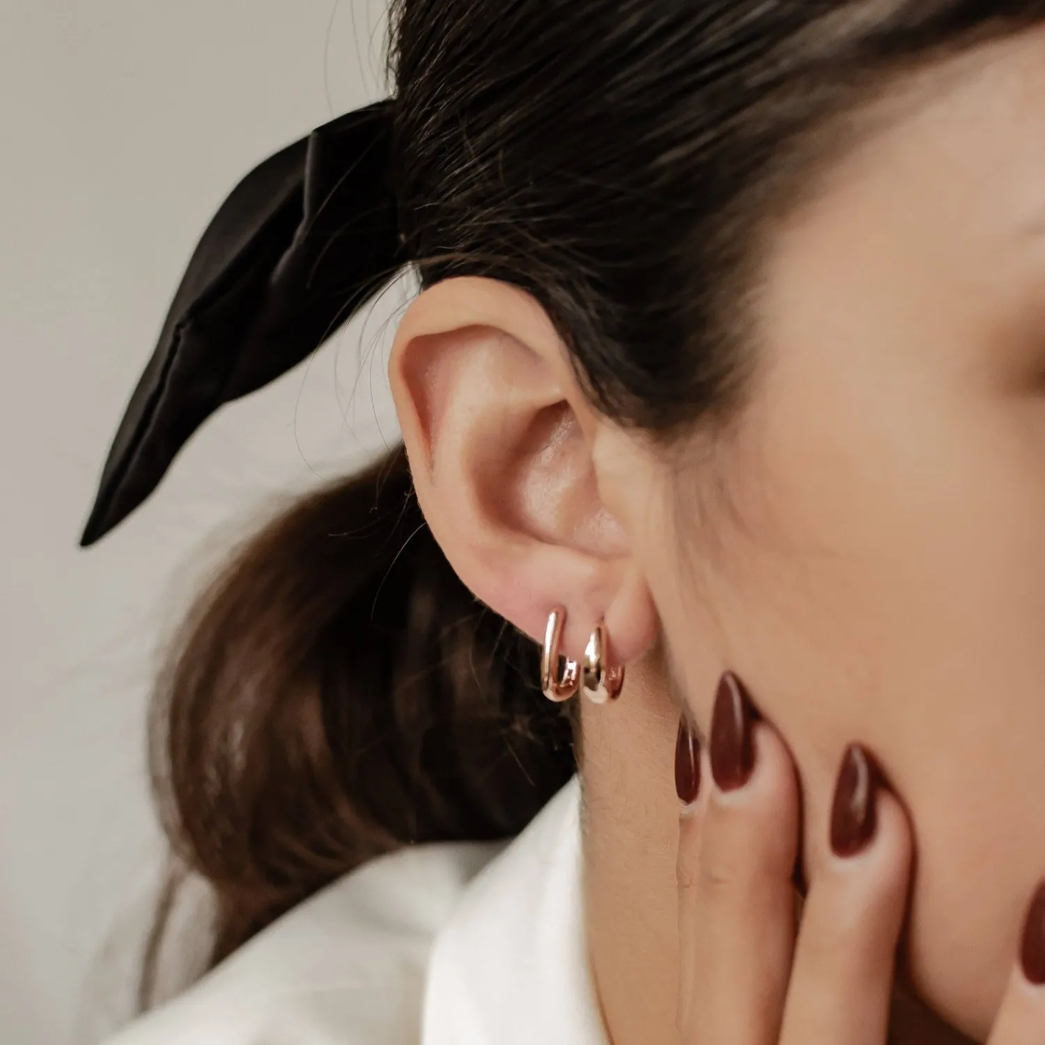 Earring Stack Sets | Creolen | Hey Happiness Kuppel Creolen Ohrringe Sets