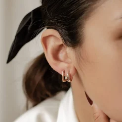 Earring Stack Sets | Creolen | Hey Happiness Kuppel Creolen Ohrringe Sets