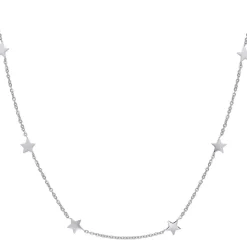 Necklace Sets | Hey Happiness Layering Ketten Sterne und Mond in Silver