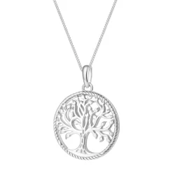 Filigrane Ketten | Hey Happiness Lebensbaum Kette Sterlingsilber Silver