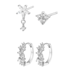 Earring Stack Sets | Hey Happiness Leuchte Ohrringe Set Sterlingsilber