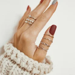 Schlichte Ringe | Hey Happiness Lorbeer Ring Sterlingsilber Silver