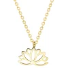 Filigrane Ketten | Hey Happiness Lotus Kette farbe Gold