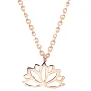 Filigrane Ketten | Hey Happiness Lotus Kette Rosegold Rose Gold