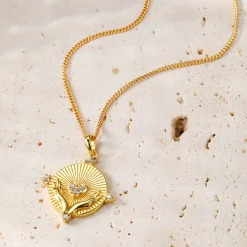 Filigrane Ketten | Hey Happiness Love Anhänger Kette aus Sterlingsilber