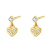 Ohrstecker | Hey Happiness Love Herz Ohrstecker 585 Gold