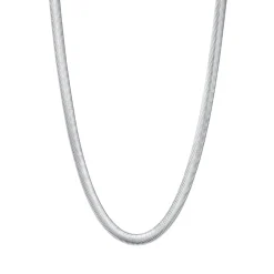 Statement Ketten | Hey Happiness Massive Schlangenkette in Silber Silver