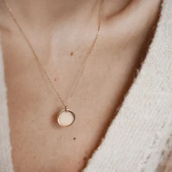 Filigrane Ketten | Hey Happiness Medallion Anhänger Kette 14K Gold