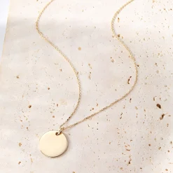 Filigrane Ketten | Hey Happiness Medallion Anhänger Kette 14K Gold