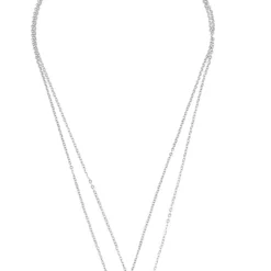 Filigrane Ketten | Hey Happiness Mehrreihige Kreis Kette in Silber Silver