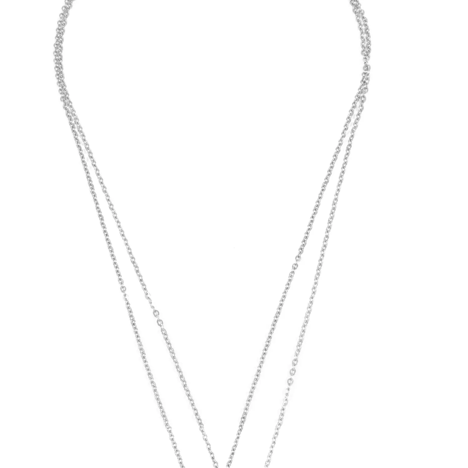 Filigrane Ketten | Hey Happiness Mehrreihige Kreis Kette in Silber Silver