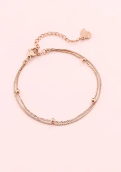 Ketten Armbänder | Hey Happiness Mehrreihiges Armband Kügelchen Rosegold Rose Gold