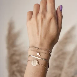 Ketten Armbänder | Hey Happiness Mehrreihiges Armband Kügelchen Gold