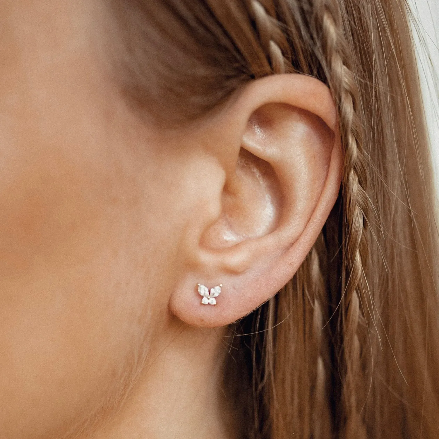 Ohrstecker | Hey Happiness Metamorphose Ohrringe 9K Gold