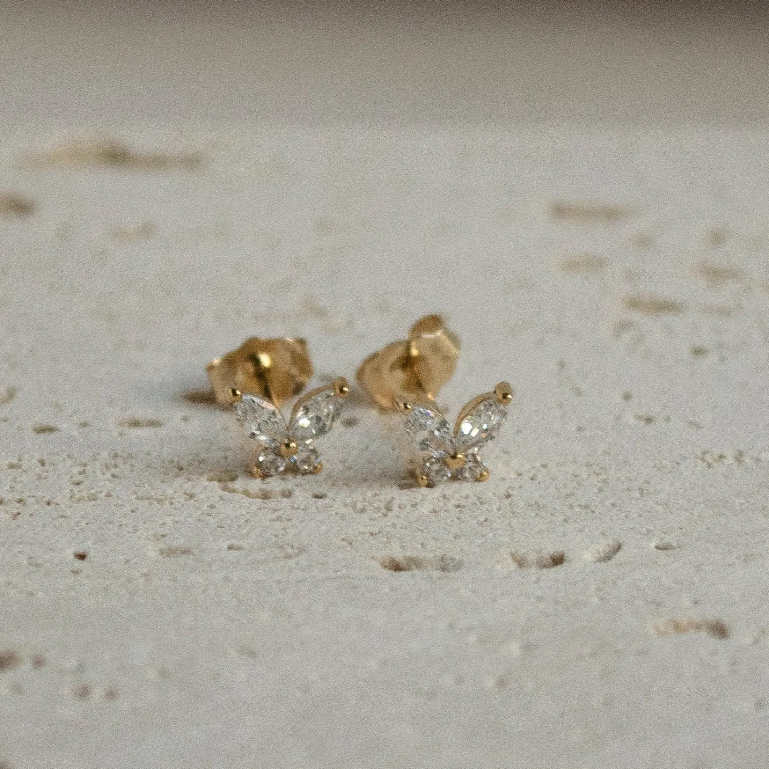 Ohrstecker | Hey Happiness Metamorphose Ohrringe 9K Gold