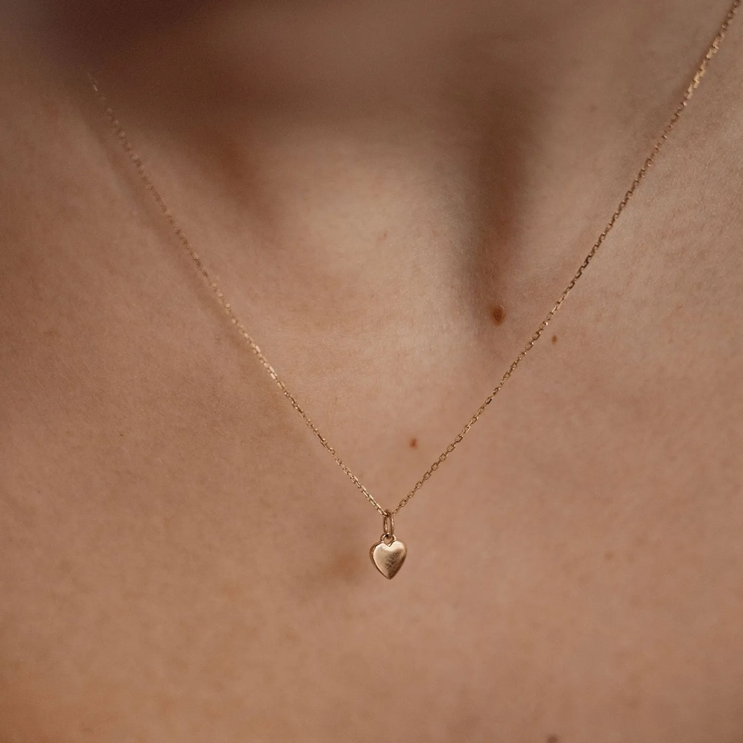 Anhänger | Filigrane Ketten | Hey Happiness Mitgefühl Anhänger Kette 14K Gold