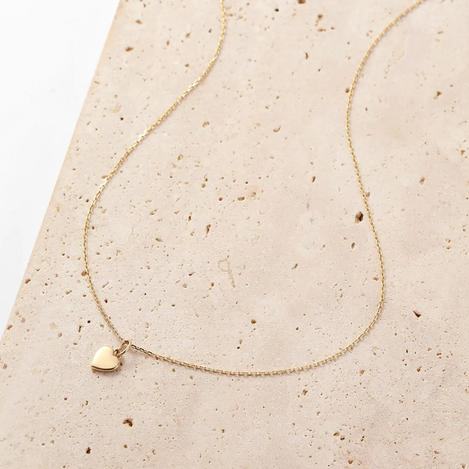 Anhänger | Filigrane Ketten | Hey Happiness Mitgefühl Anhänger Kette 14K Gold