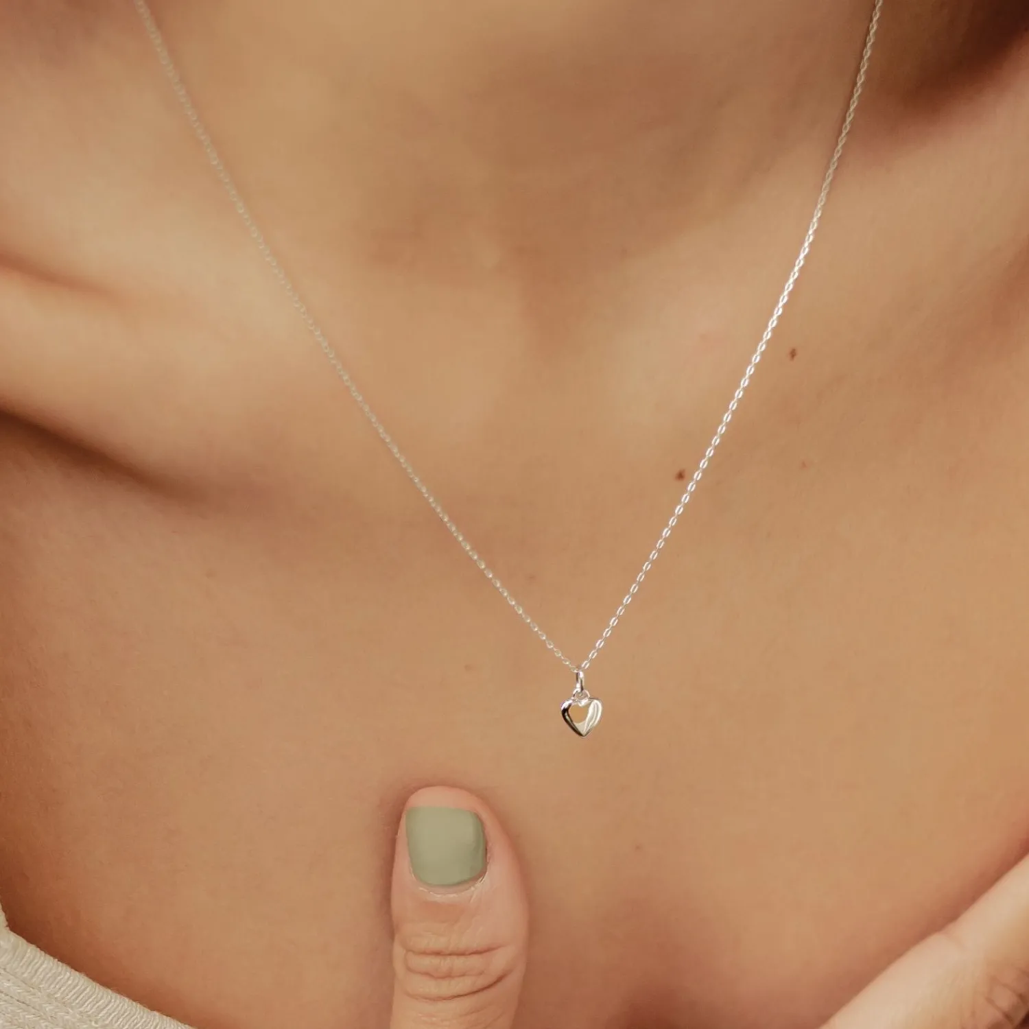 Anhänger | Filigrane Ketten | Hey Happiness Mitgefühl Anhänger Kette 14K Gold