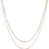 Filigrane Ketten | Hey Happiness Mix von Kabelkette und Kugelkette in Rosegold Rose Gold