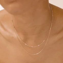 Filigrane Ketten | Hey Happiness Mix von Kabelkette und Kugelkette in Rosegold Rose Gold